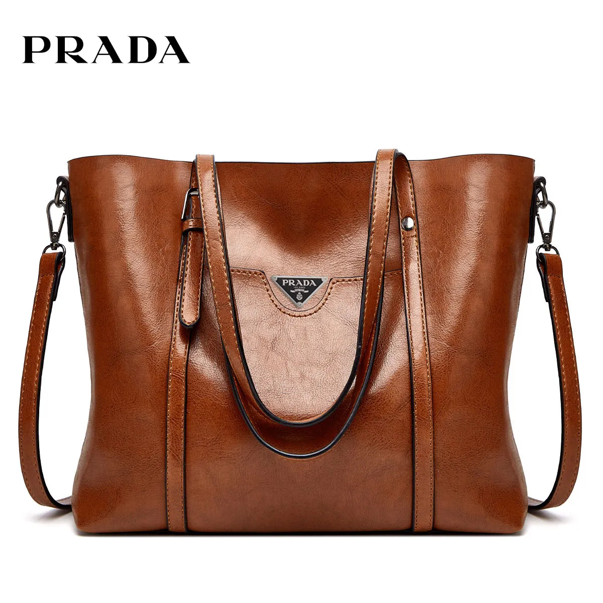 PRADA ファッション大容量ハンドバッグショルダーバッグ女性のバッグ