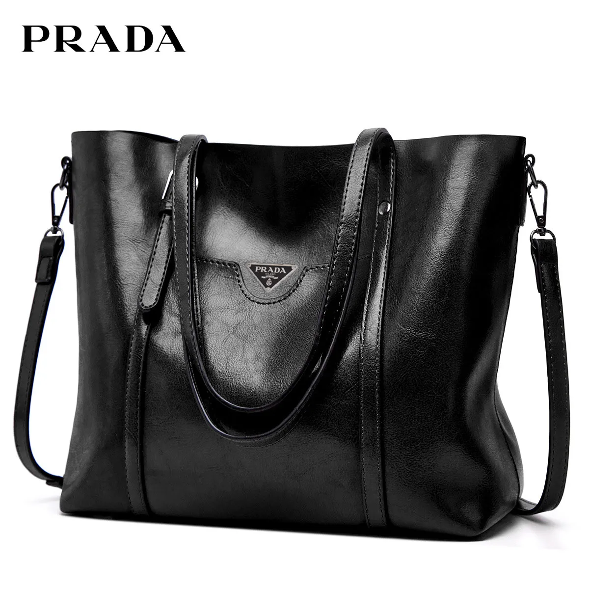 PRADA ファッション大容量ハンドバッグショルダーバッグ女性のバッグ