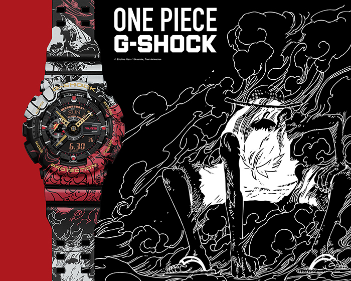 G-SHOCK×ONE PIECE ジョイントウオッチモデル GA-110JOP【未使用品】【即納】保護シール・値札付き! G-SHOCK×ONE PIECE ジョイントウオッチモデル GA-110JOP【未使用品】【即納】保護シール・値札付き!