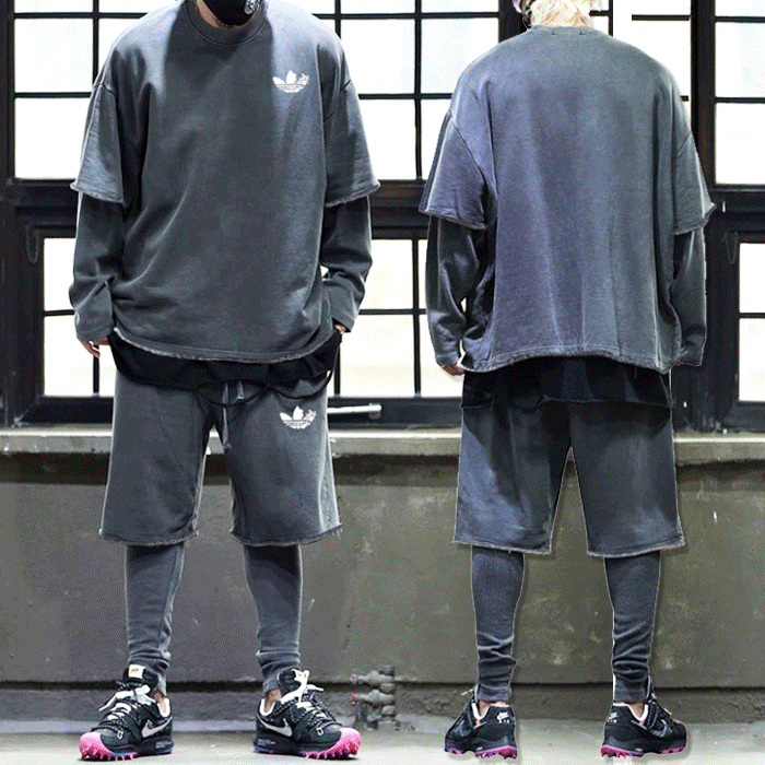 【1枚買うと1枚プレゼント】メンズスポーツウェア上下セット