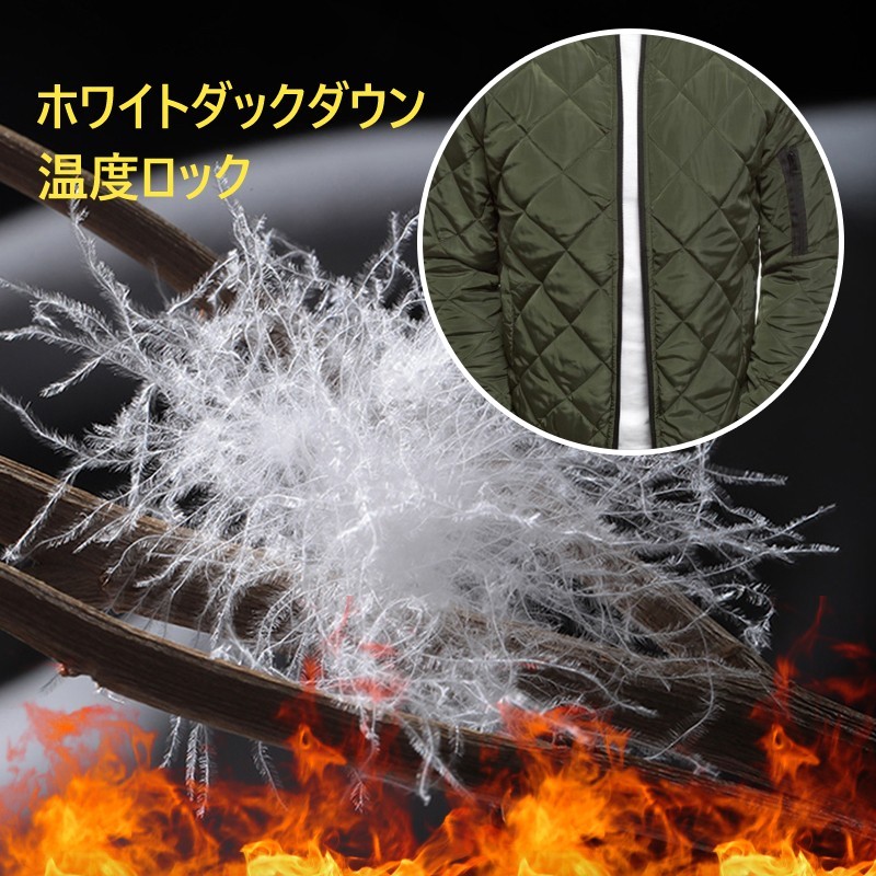 【1枚買うと1枚プレゼント】TheNorthFaceメンズ菱形ダウンジャケット