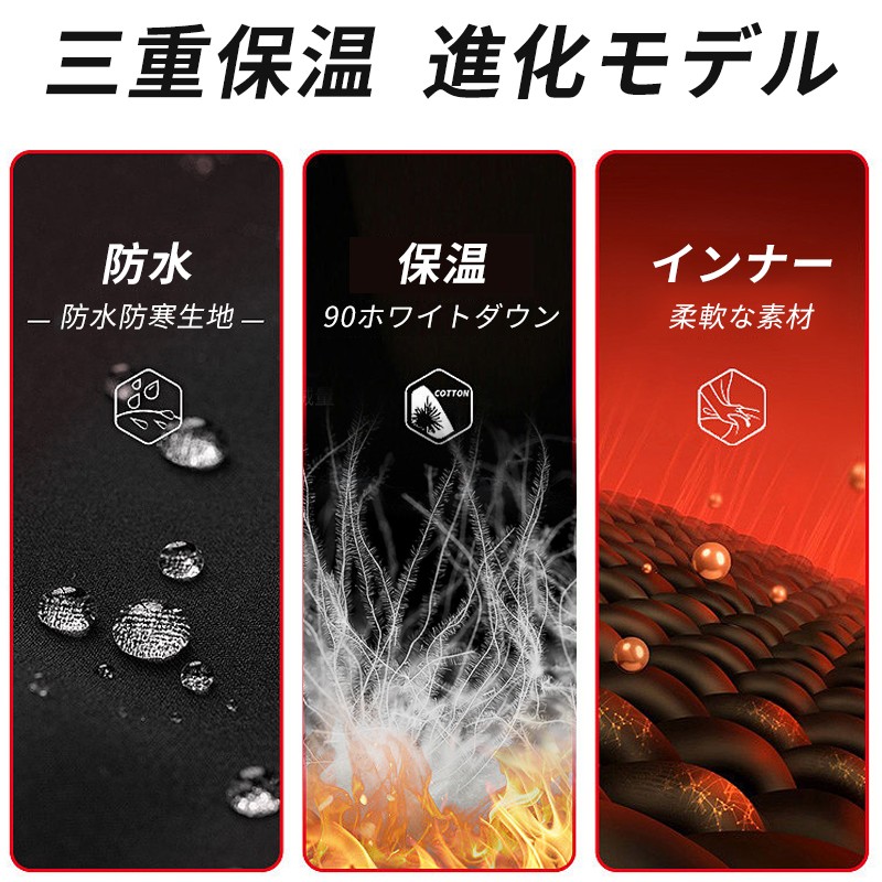 【1枚買うと1枚プレゼント】TheNorthFaceメンズ菱形ダウンジャケット