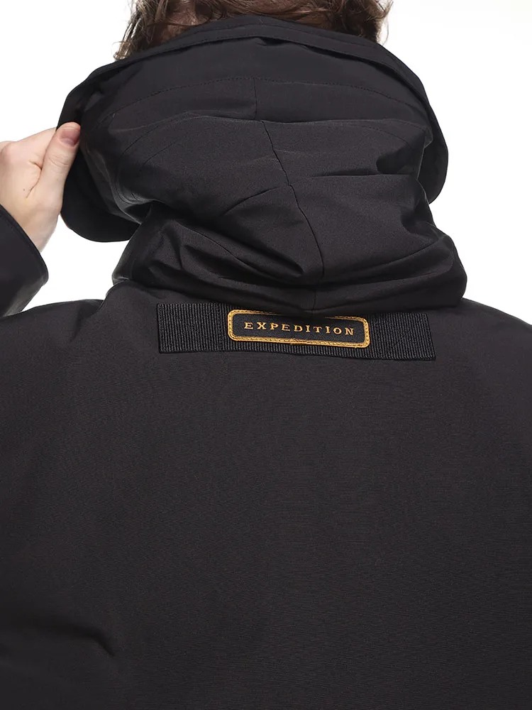 カナダグース ダウンジャケット メンズ CANADA GOOSE エクスペディション EXPEDITION ダウン フーデット パーカー ブルゾン クロ 黒